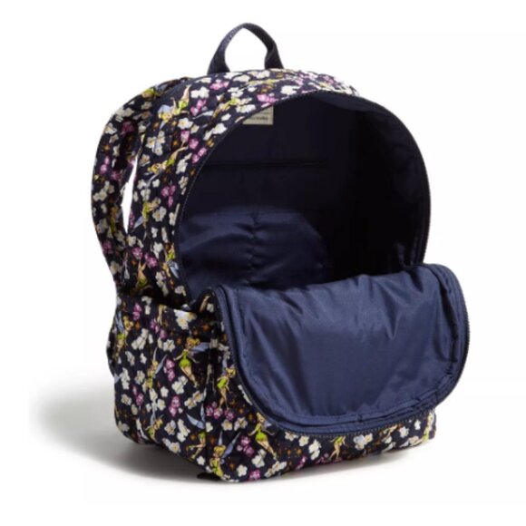 Vera Bradley Disney Tinker Bell's Flight Essential Large Backpack - Picture 2 of 3